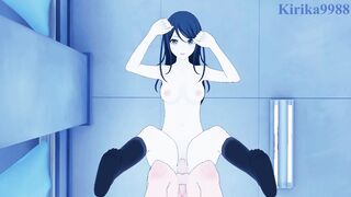 Ichika Hoshino and I have intense sex in the classroom at night. - Project SEKAI Hentai