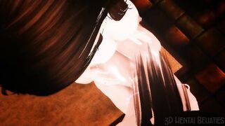 Lize Helesta and I have intense sex in the bedroom. - Nijisanji VTuber Hentai