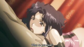 Experienced Busty Woman Gives Blowjob to her Lover | Hentai