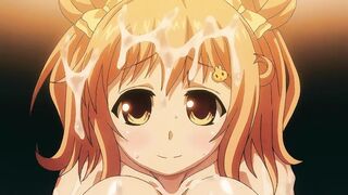 Beautiful Women with Big, Gorgeous Breasts Love the Cum from a Big Cock