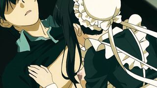 A Maid with Huge Tits Loves Sucking Her Best Friend's Dick