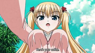 A Beauty with Big Breasts Loves Having Sex on the Beach on a Sunny Day