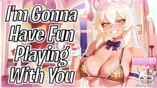 [F4M] Toyed With By A Competitive Cougar Catgirl Maid ‍[Lewd ASMR}