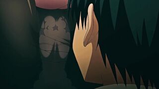 A Beautiful Woman in Elegant Clothing with Big Breasts Loves Sucking Cock in the 69 Position