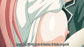 Redheaded Beauty with Huge Tits Loves to Swallow Cum and Have Orgasms