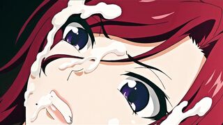 Red-Haired Sensei with Big Tits Loves the Paizuris