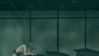 Big Boobed, Short Haired Beauty Loves Getting Her Hairy Pussy Fucked and Filled with Semen