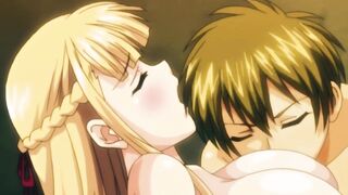 Blonde Beauty with Huge Tits Loves Cocks and Medieval Creampies