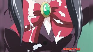 HENTAI PROS - Hot MILF Teacher And Her Stepdaughter Get Fucked Hard At Elite Rinkan Gakuen