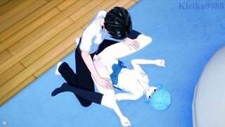 Rei Ayanami and Shinji Ikari have intense sex at home. - Neon Genesis Evangelion Hentai
