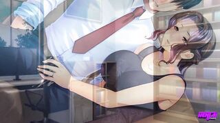 HENTAI PROS - Satoru's Wife Cheats On Him So He Ends Up Fucking His Busty Mother-In-Law