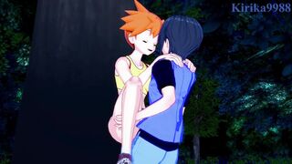 Misty (Kasumi) and I have intense sex in the park at night. - Pokémon Hentai
