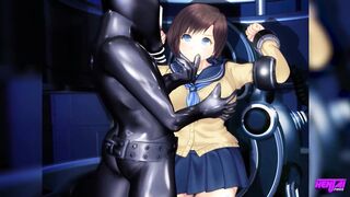 Hentai Pros - Vibe Procrat Uses A Mechanical Stroker On Yui Suzuki To Make Her Squirt Over And Over