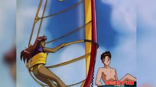 HENTAI PROS - Sexy Redhead Miyuki Hungrily Rides A Cock By The Side Of The Road Until She Cums