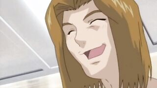 Horny busty anime teen gets her tight pussy fucked