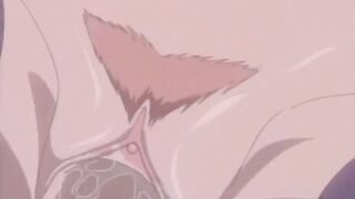 Horny busty anime teen gets her tight pussy fucked