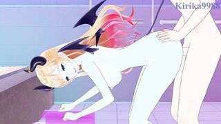 Yuzuki Choco and I have intense sex at a love hotel. - Hololive VTuber Hentai