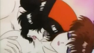 Lesbian anime nurses strapon fucking