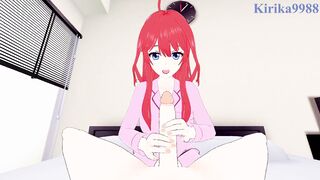 Itsuki Nakano and I have intense sex in the bedroom. - The Quintessential Quintuplets POV Hentai
