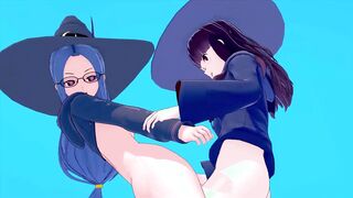 FUTA LITTLE WITCH ACADEMIA ATSUKO KAGARI X URSULA CALLISTIS 3D HENTAI