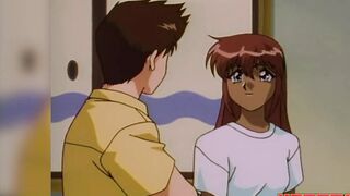 Hentai Pros - Kenta Is Surprised By Mahoko, Who Undresses And Offers Him Her Virginity