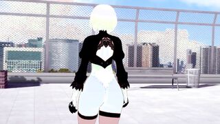 Nier: Fucked by 2b futa taker POV