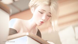 Gwen Was Bored in Classroom | 3d Hentai Cartoon