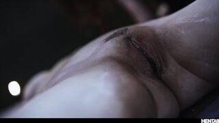 3d Anime Horror Live Action - Asian Rikako Katayama Girl Gets Creampied by Leana Lovings 