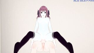 Natsuki Karin and I have intense sex in the bedroom. - CeVIO AI VOCALOID Hentai