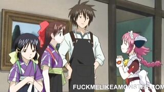 Screaming anime teen getting pussy pounded