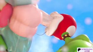 FUTANARI ROSALINA FUCK AND BLOWJOB HENTAI ANIMATION 60FPS