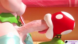 FUTANARI ROSALINA FUCK AND BLOWJOB HENTAI ANIMATION 60FPS