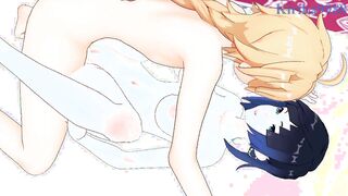 Yelan and Aether have intense sex in the bedroom. - Genshin Impact Hentai