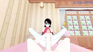 Sarada Uchiha and I have intense sex in the bedroom. - BORUTO -NARUTO NEXT GENERATIONS- POV Hentai