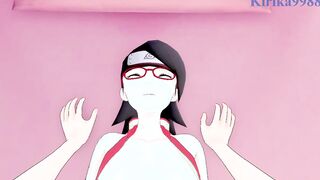 Sarada Uchiha and I have intense sex in the bedroom. - BORUTO -NARUTO NEXT GENERATIONS- POV Hentai