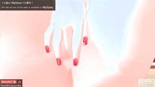 淫語ボイスアニメ　実はド淫乱な淑女がたっぷりフェラ、アナルにおねだり　ASMR