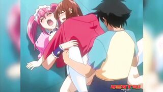 Hentai Pros - Busty Babes With Bikinis Get Their Pussies Drilled & Filled Up With Cum