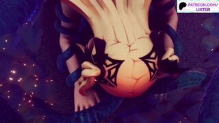 GENSHIN IMPACTFISCHL FUCKED IN HER ROOM ANIMATED HENTAI