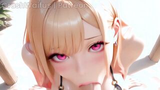 Marin Kitagawa's Bikini sex on the Beach - 3D Hentai