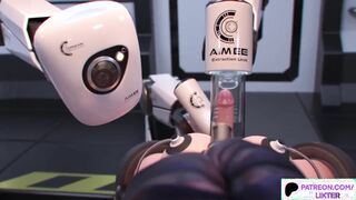 FUTANARI AHRI FUCKED BY SEX MACHINE SO MUCH CUM - FUTA CARTOON