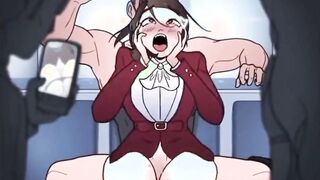 CREW FIGHTS OVER COCK IN FIERY ANIME SCENE