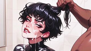 Effeminate femboy likes to wear leather and get fucked in the ass in a gangbang. Anime Hentai Pinoy