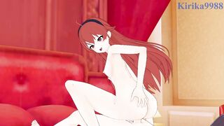 Eris Boreas Greyrat and I have intense sex in the bedroom. - Mushoku Tensei Hentai