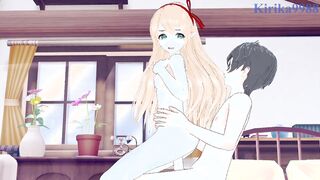 Arisa and Yuuki have intense sex in the bedroom. - Princess Connect! Re:Dive Hentai