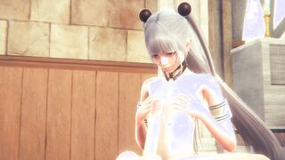 Yaoi Femboy - Sissy guy gets fucked several times in a church part 2