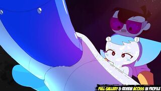 Hot Robo Girl Fucked HARD by a HUGE dildo and a MASSIVE Cock