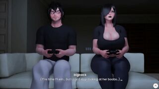 My goth roommate wants me to fuck her whole pussy mercilessly