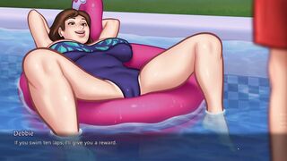 Annon Fuck Debbie Outdoor in the Swimpool | Summertime Saga New Sex Scene