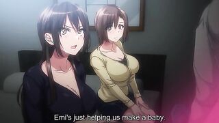 I Can't Get It up Without Two Pairs of Big Breasts, So My Wife Brought Her Friend! - Hentai 3way