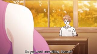 Cool de M 2 - Busty hentai teacher gives a blowjob under the desk